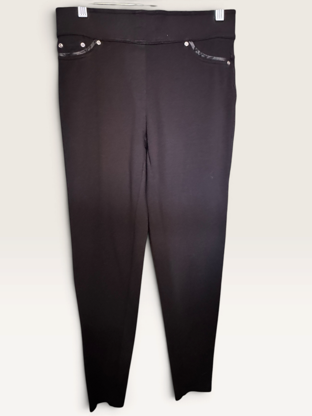 Black Pull-On Skinny Pants