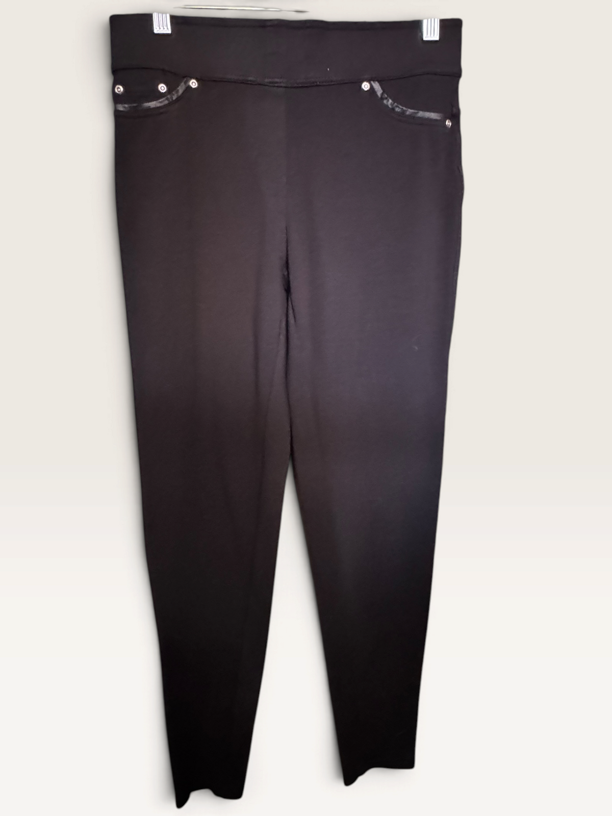 Black Pull-On Skinny Pants