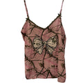 Love to Sleep Pink Camo Bow Pajama Set – Cami & Shorts