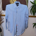 Daniel Cremieux Blue and White Gingham Shirt