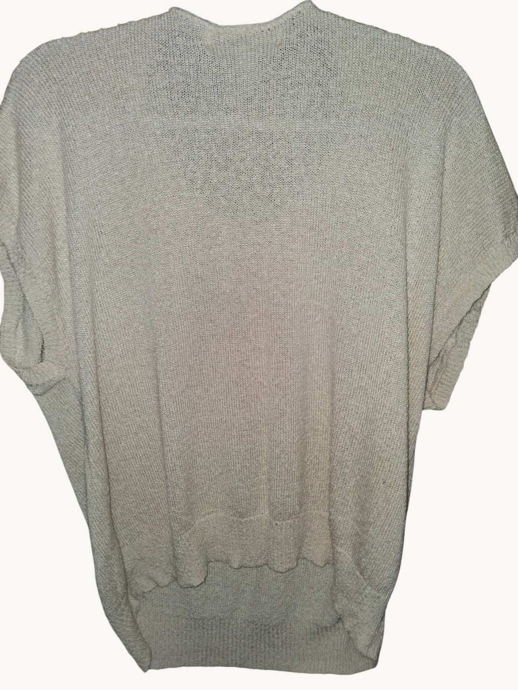 Joan Harper II Ivory Open-Knit Sweater