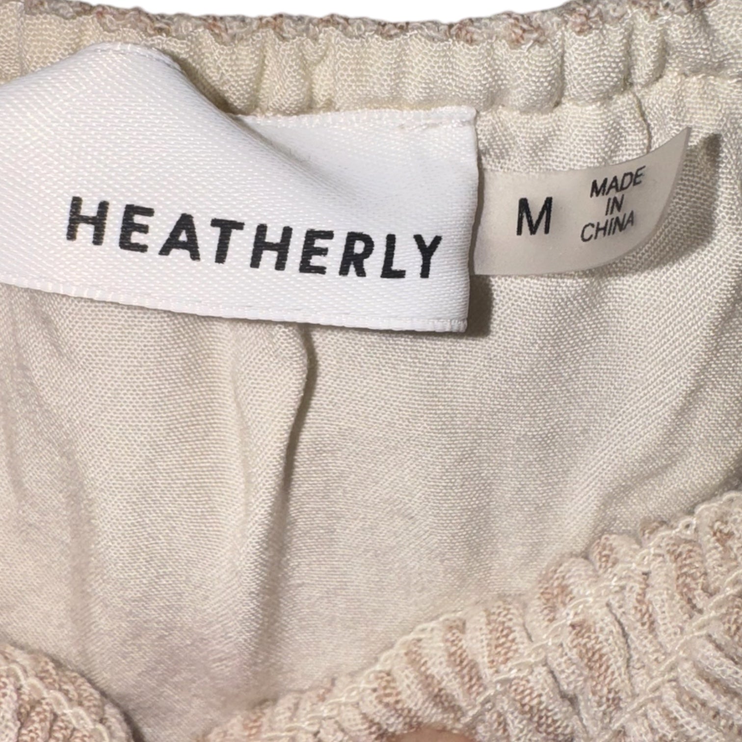Heatherly Smocked Square Neck Top