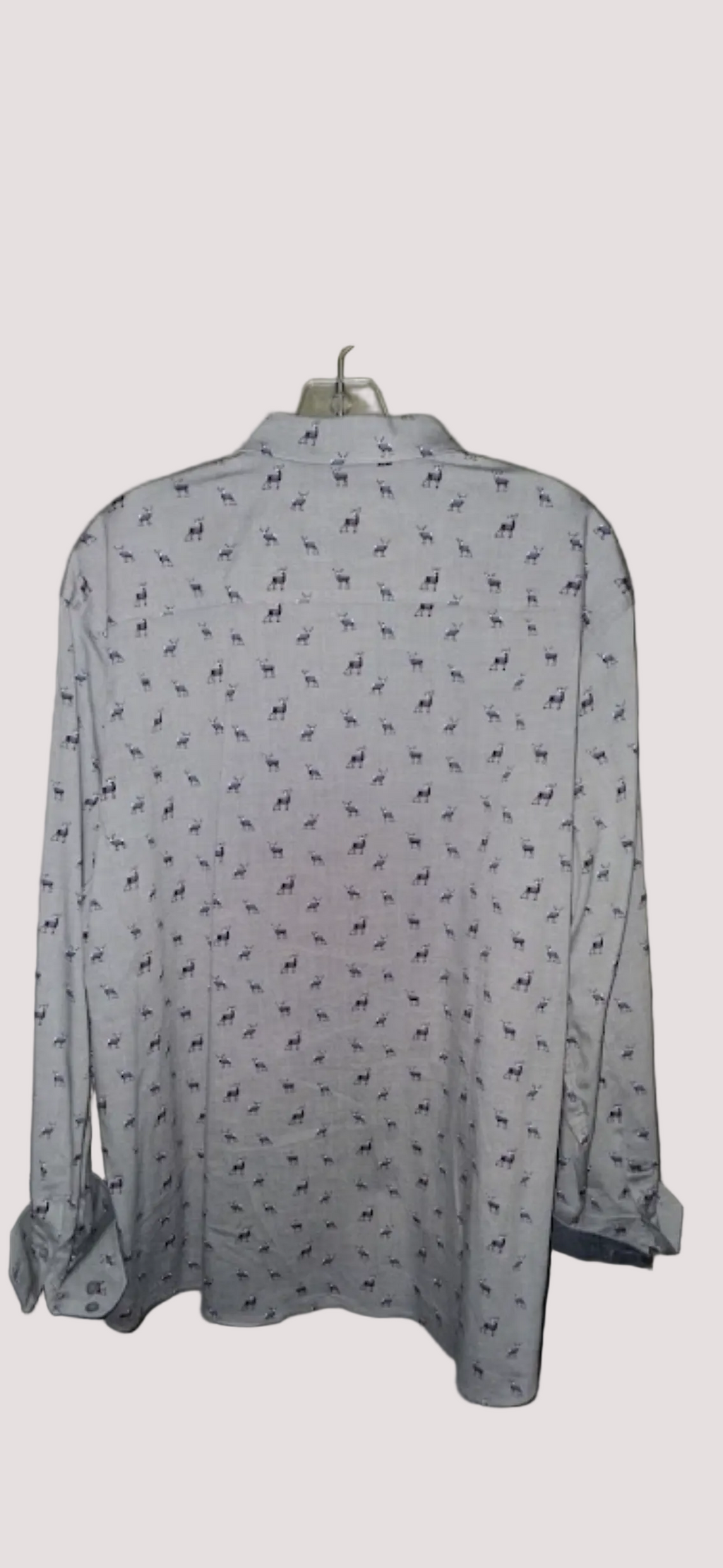 Johnston & Murphy Men's Reindeer / Deer Print Shirt