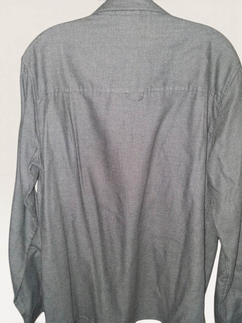 Hurley Men's Solid Gray Flannel / Button-Down Shirt