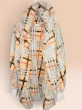 Em & Thread Plush Plaid Hooded Jacket