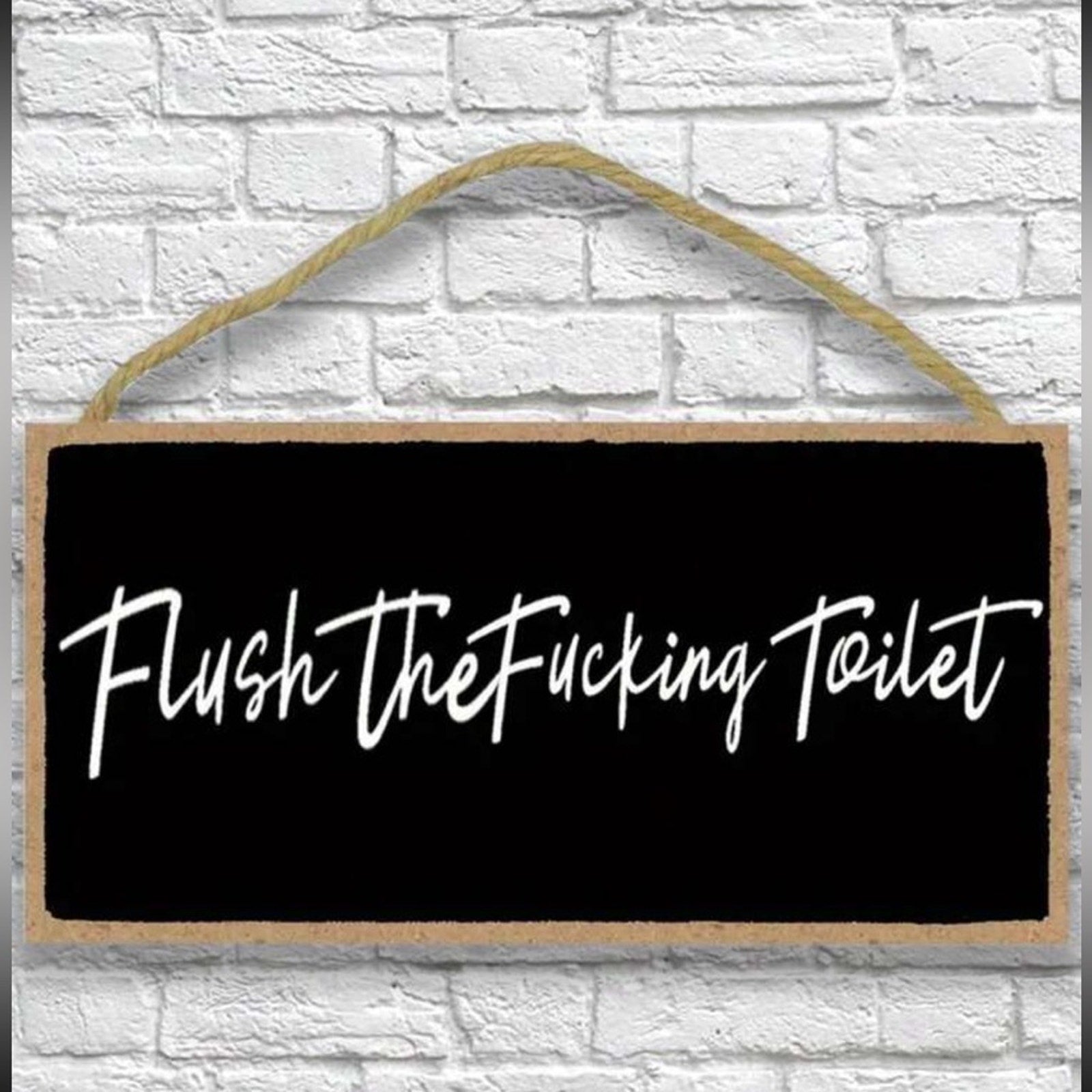 Flush the Toilet