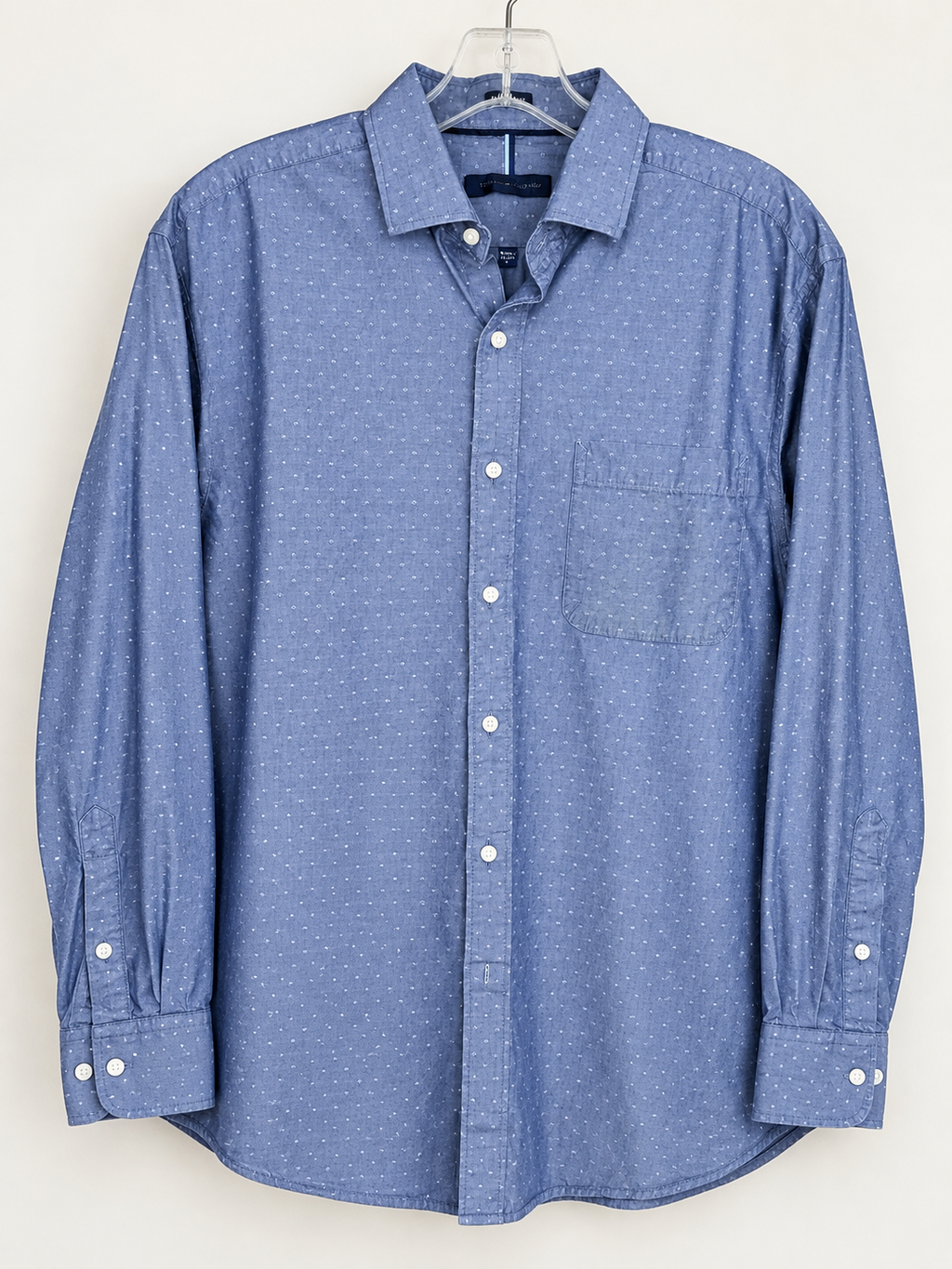 Tommy Hilfiger Blue Dotted Button-Down Shirt