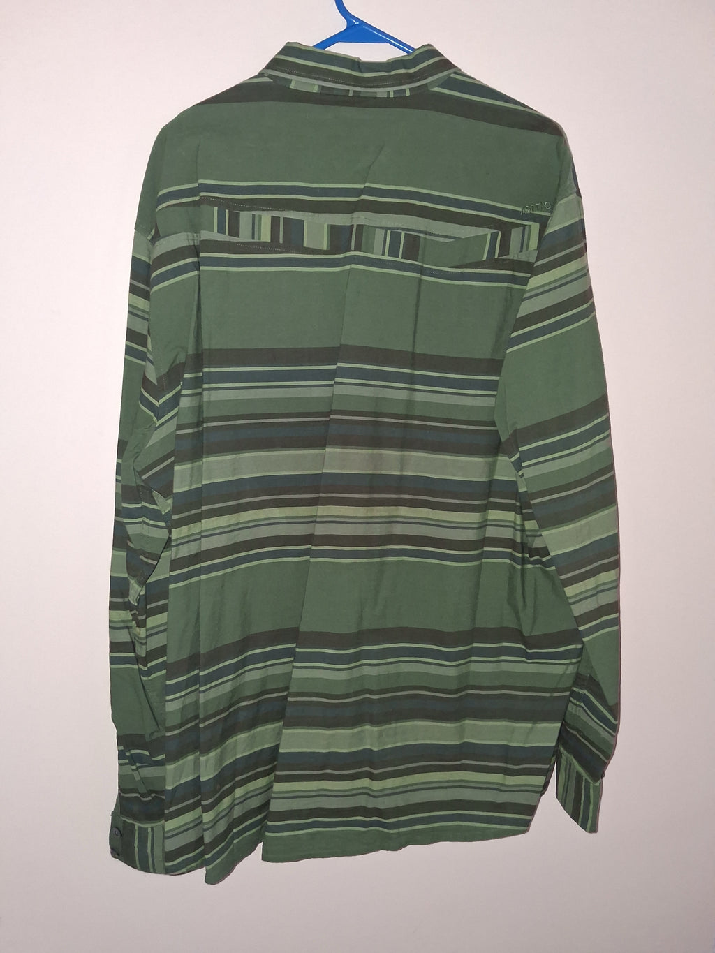 Ascend Green Multicolor Striped Long-Sleeve Shirt