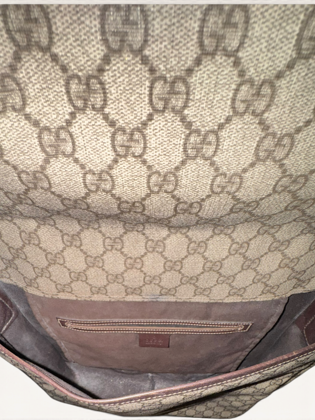 Vintage Gucci GG Supreme Web Messenger Crossbody Bag – Style 201444