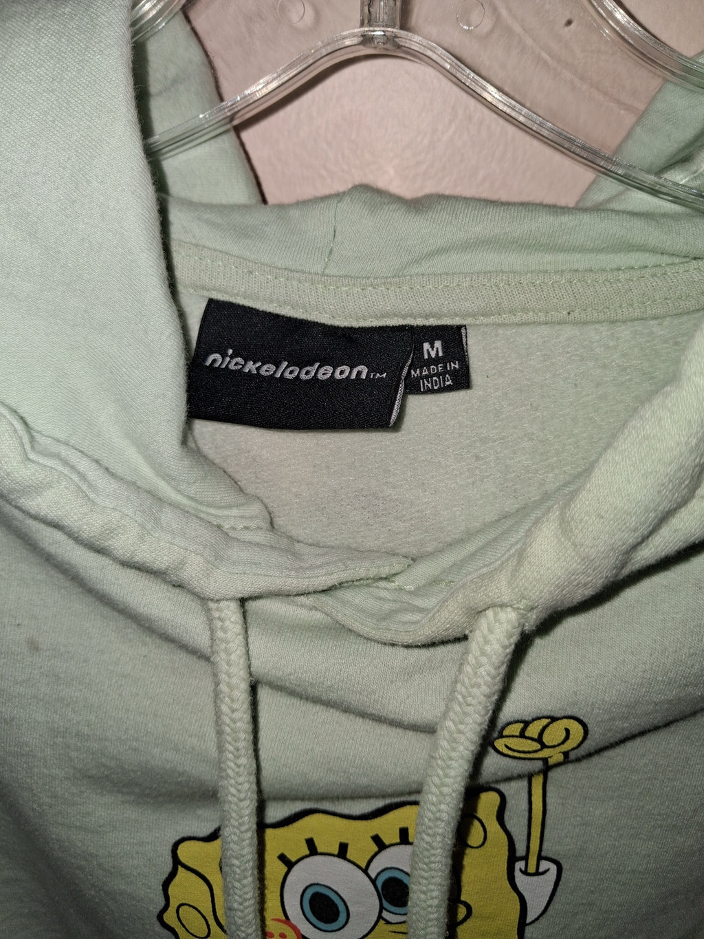 Nickelodeon SpongeBob & Friends Mint Green Graphic Hoodie