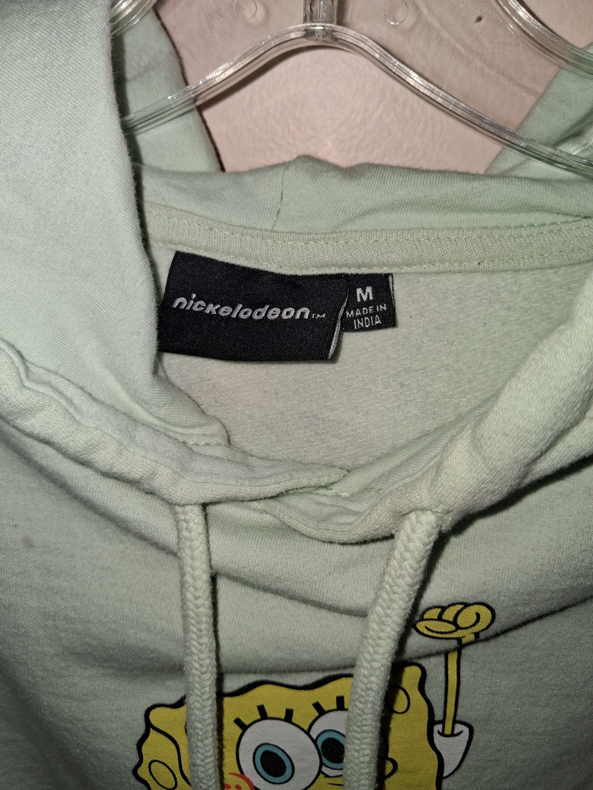 Nickelodeon SpongeBob & Friends Mint Green Graphic Hoodie