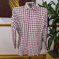 Peter Millar Pink and Green Plaid Shirt