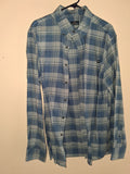Fish Hippie Blue & Gray Plaid Long-Sleeve Shirt