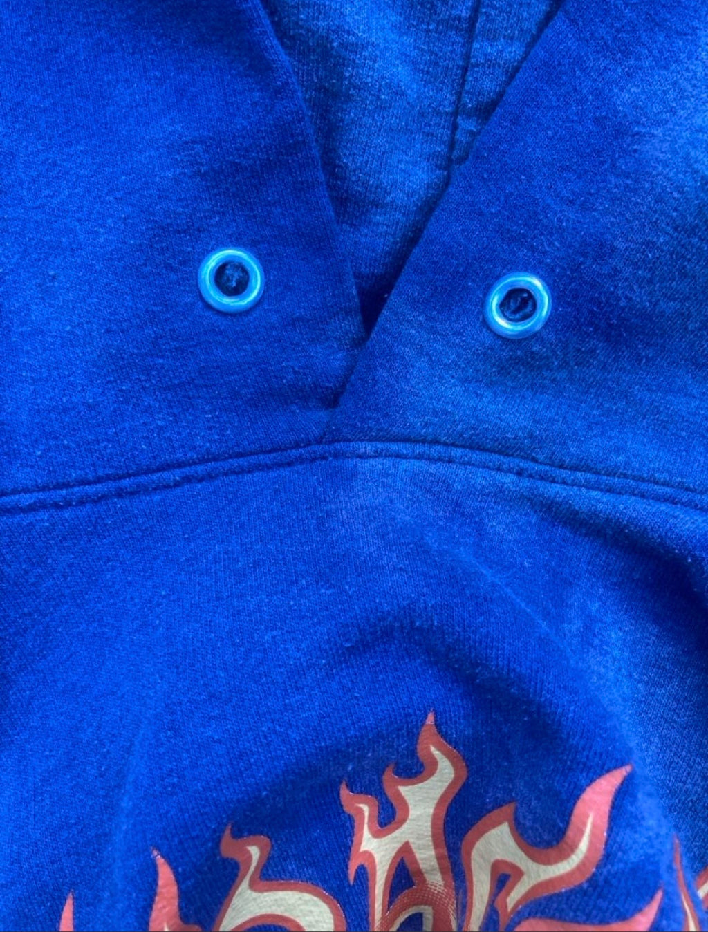 Thrasher Flame Logo Navy Pullover Hoodie