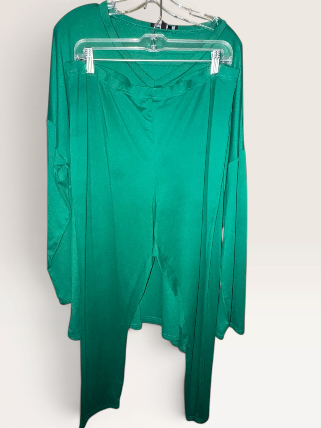 LOVE83 “Love Yourself” Green Pajama Set