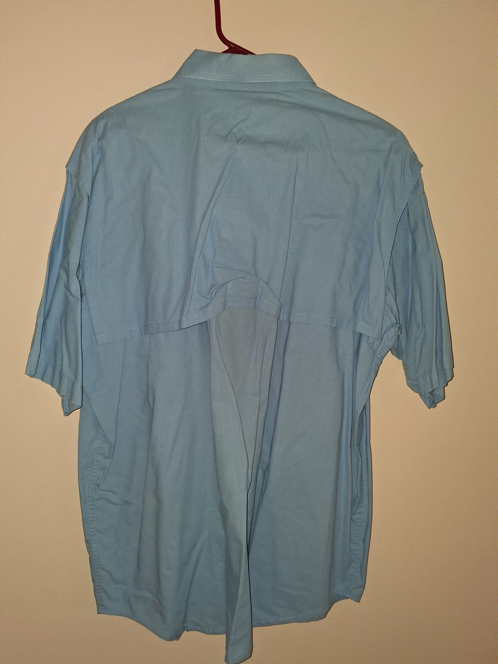 World Wide Sportsman Light Blue Venting Fishing Shirt