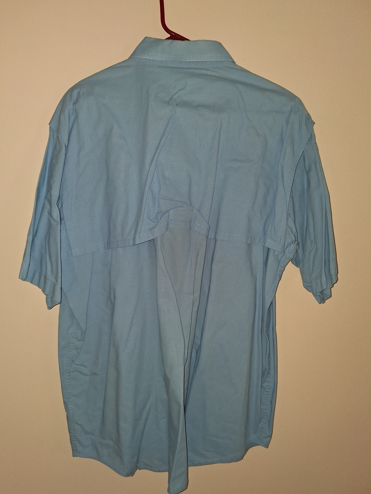 World Wide Sportsman Light Blue Venting Fishing Shirt