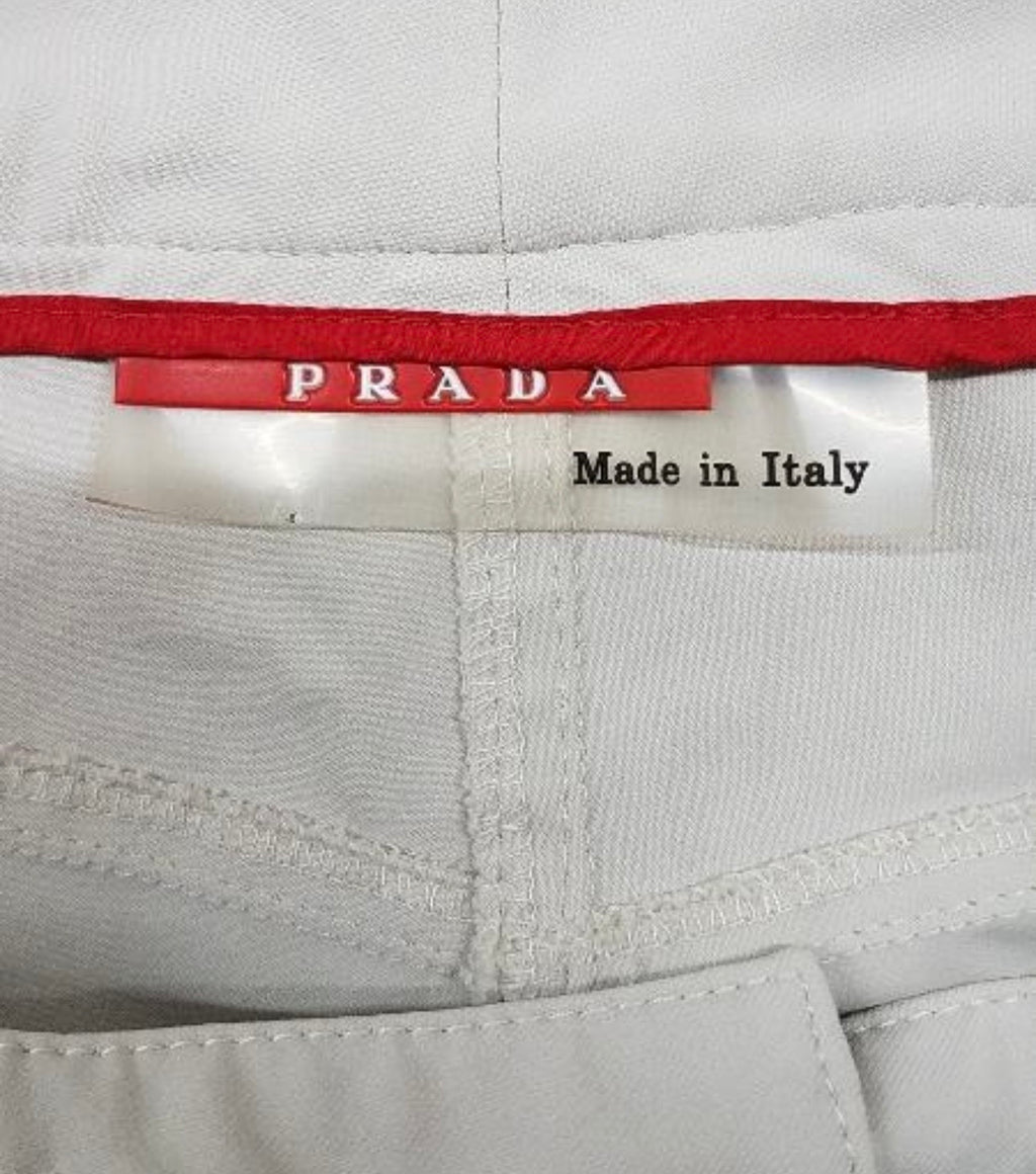 Prada Sport Stretch Straight-Leg Pants