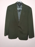 Vintage Toupie Olive Green 2-Button Sport Coat / Blazer