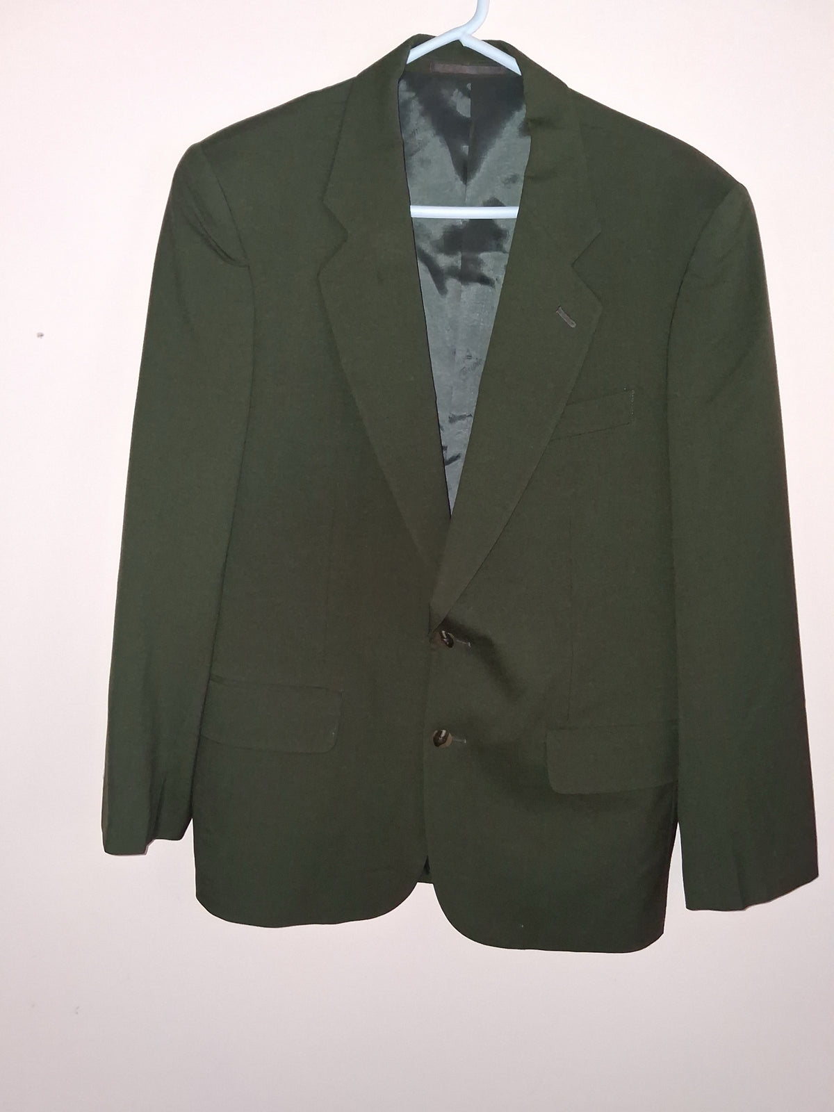 Vintage Toupie Olive Green 2-Button Sport Coat / Blazer