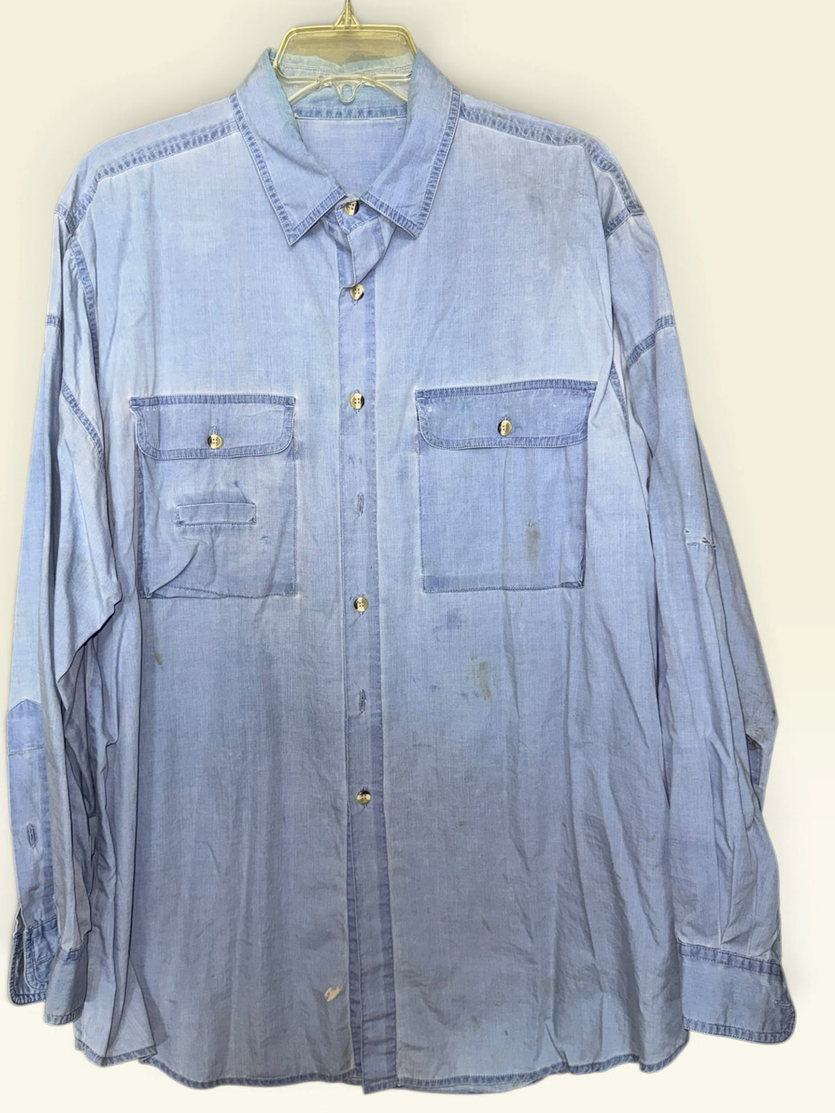 Light Blue Utility Work Shirt