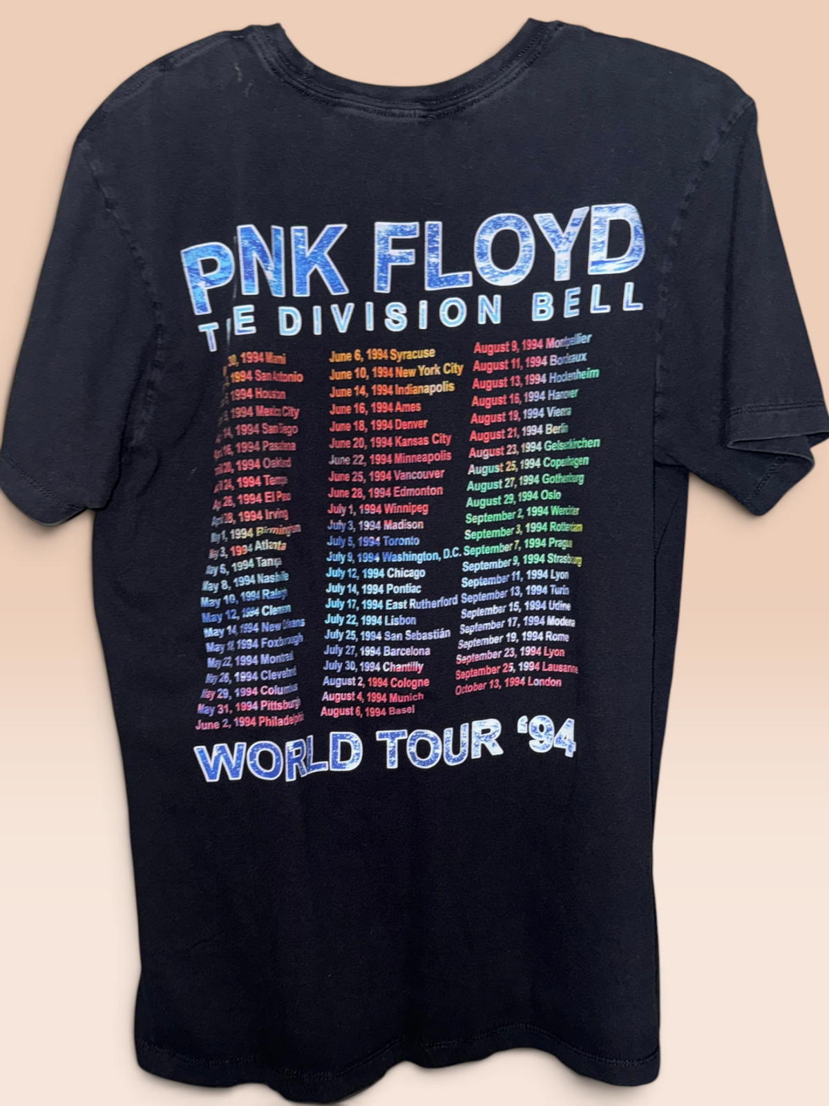 Pink Floyd The Division Bell World Tour ’94 Tee