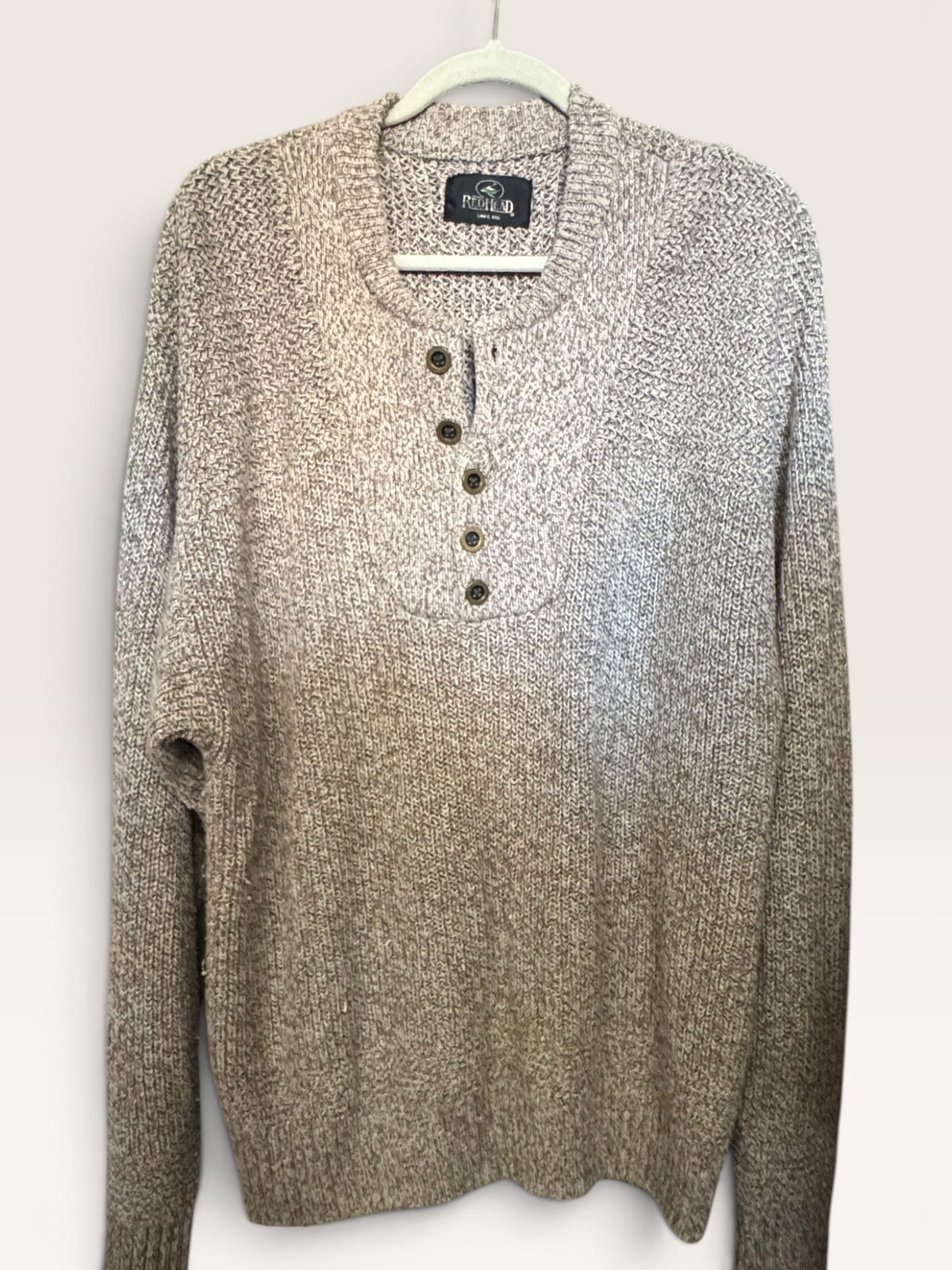 RedHead Marled Henley Sweater