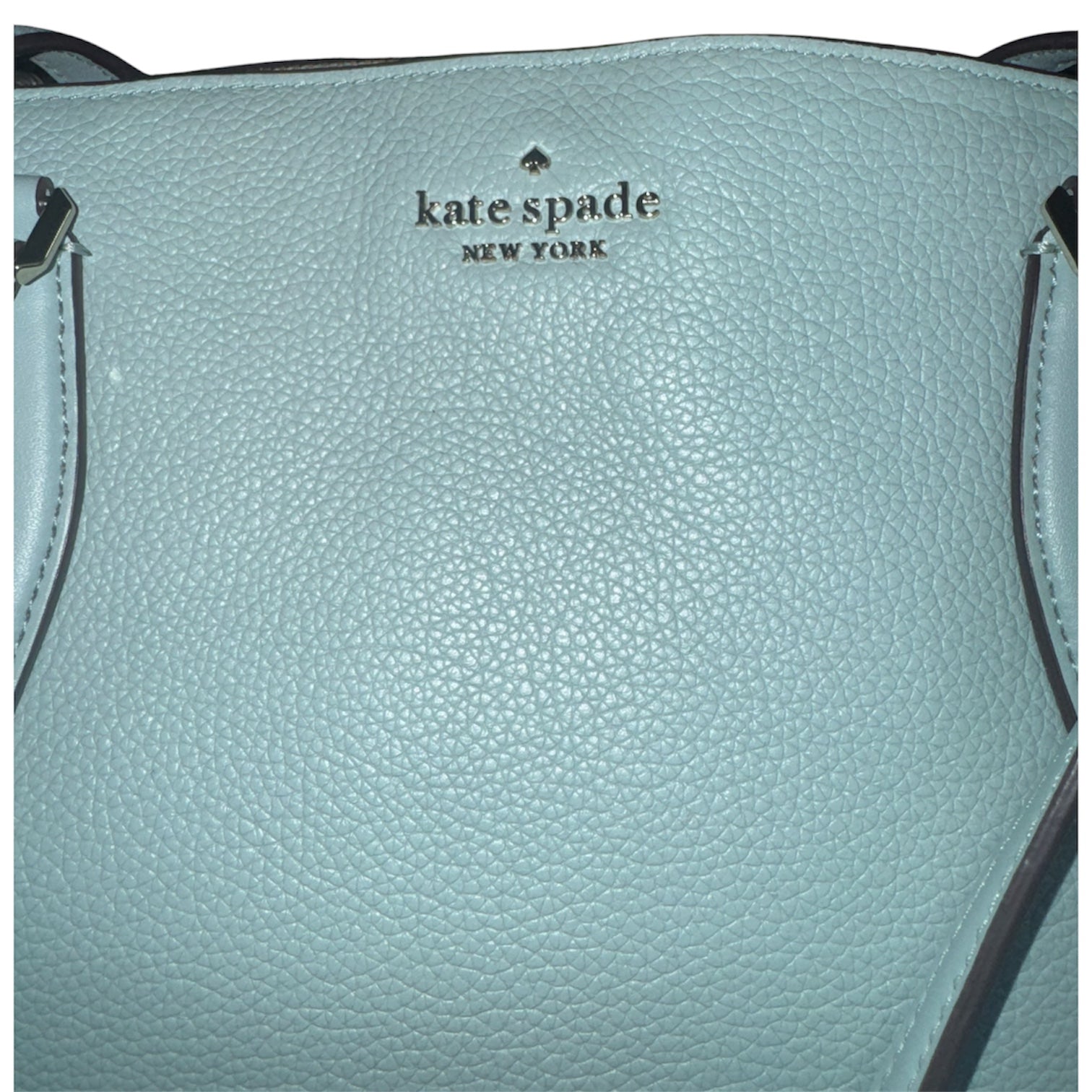 Kate Spade Jackson Medium Triple Compartment Satchel Bag Mint Green / Blue