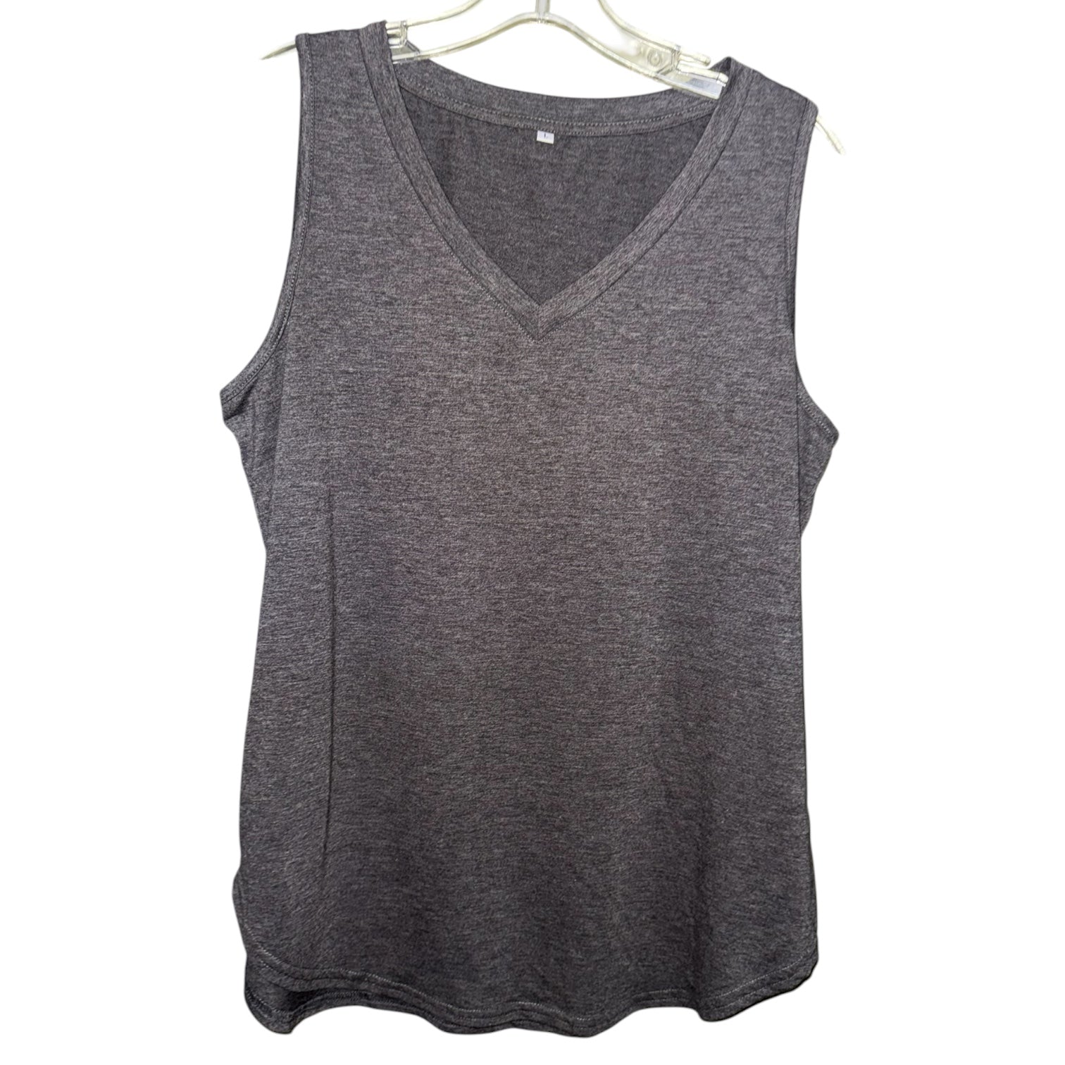 Heather Gray V-Neck Tank