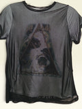 Def Leppard Hysteria Mesh Overlay Top