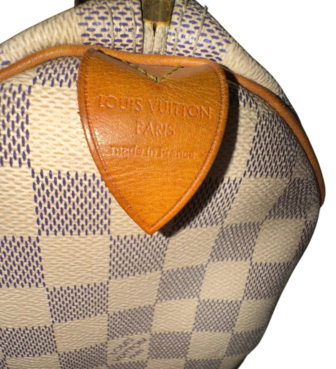 Louis Vuitton Damier Azur Speedy 30 Handbag— Born in France June 2011