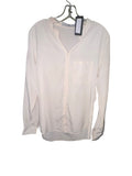 Elizabeth & Clarke Ivory Button-Front Blouse