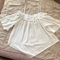 Off the shoulder Love J Top