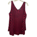 Lane Bryant Houndstooth Layered Tank