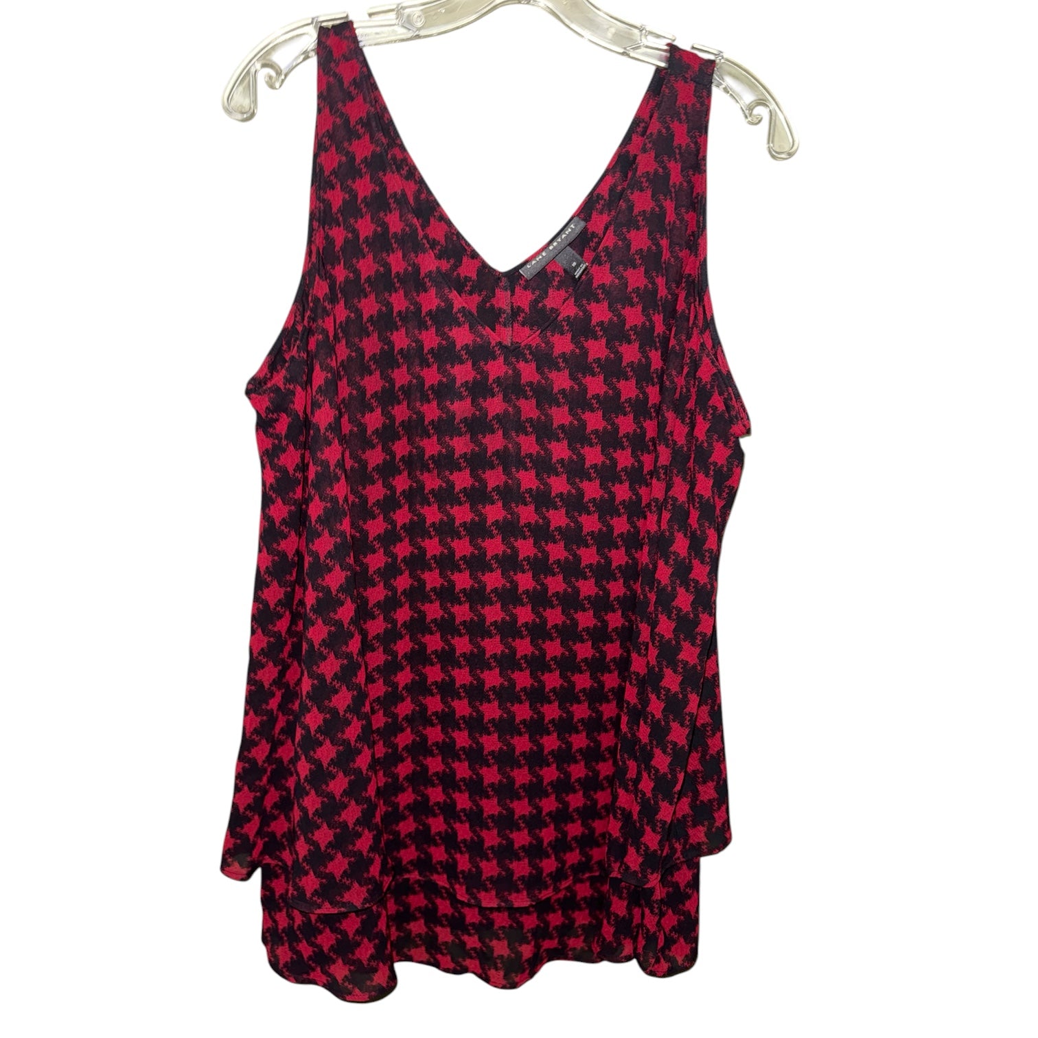 Lane Bryant Houndstooth Layered Tank