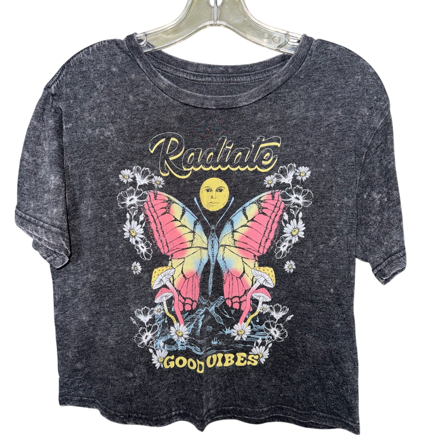 Radiate Good Vibes Butterfly Graphic Tee