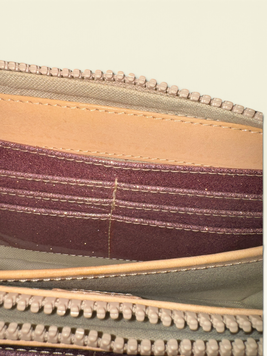 Consuela Green Snakeskin-Print Zip-Around Wallet