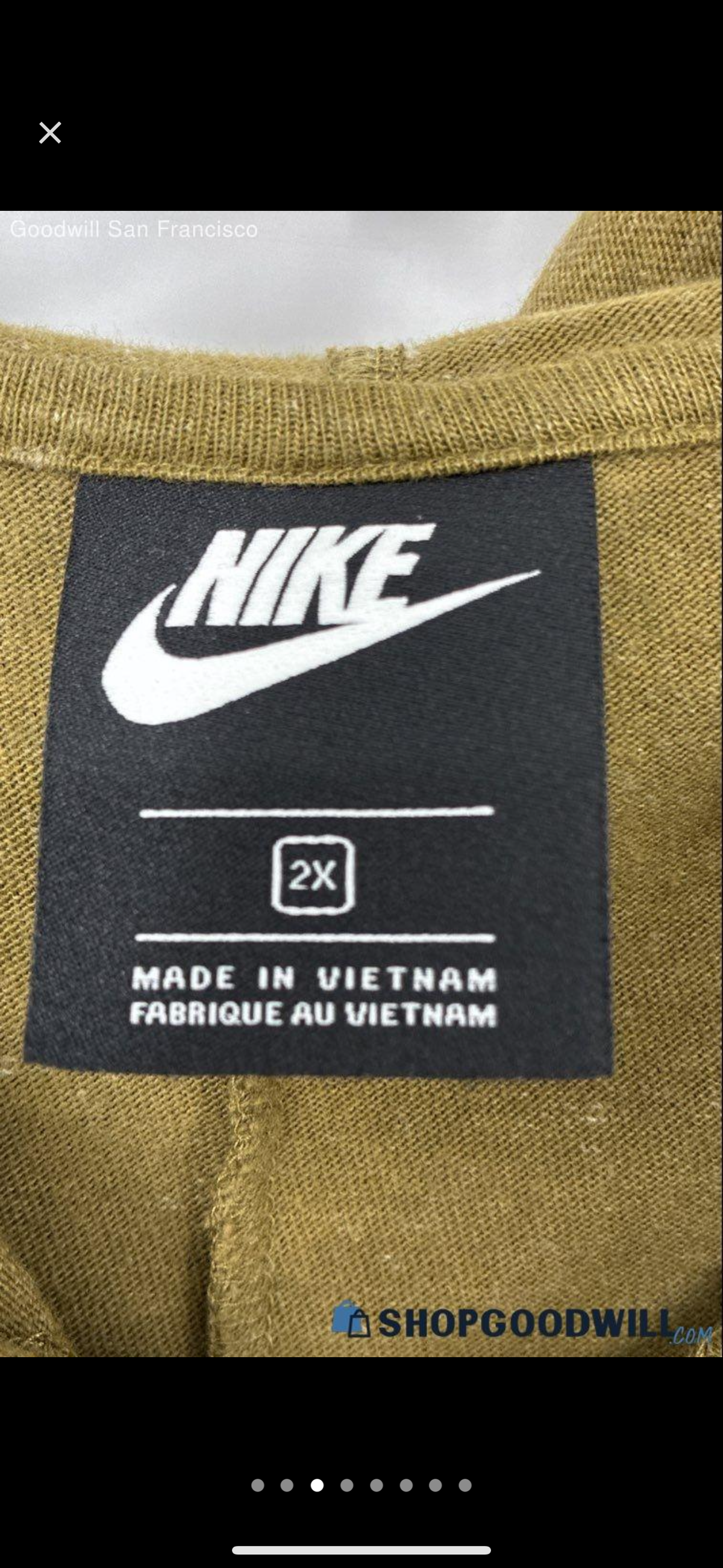 Nike Olive Green Zip-Up Hoodie & Jogger Set