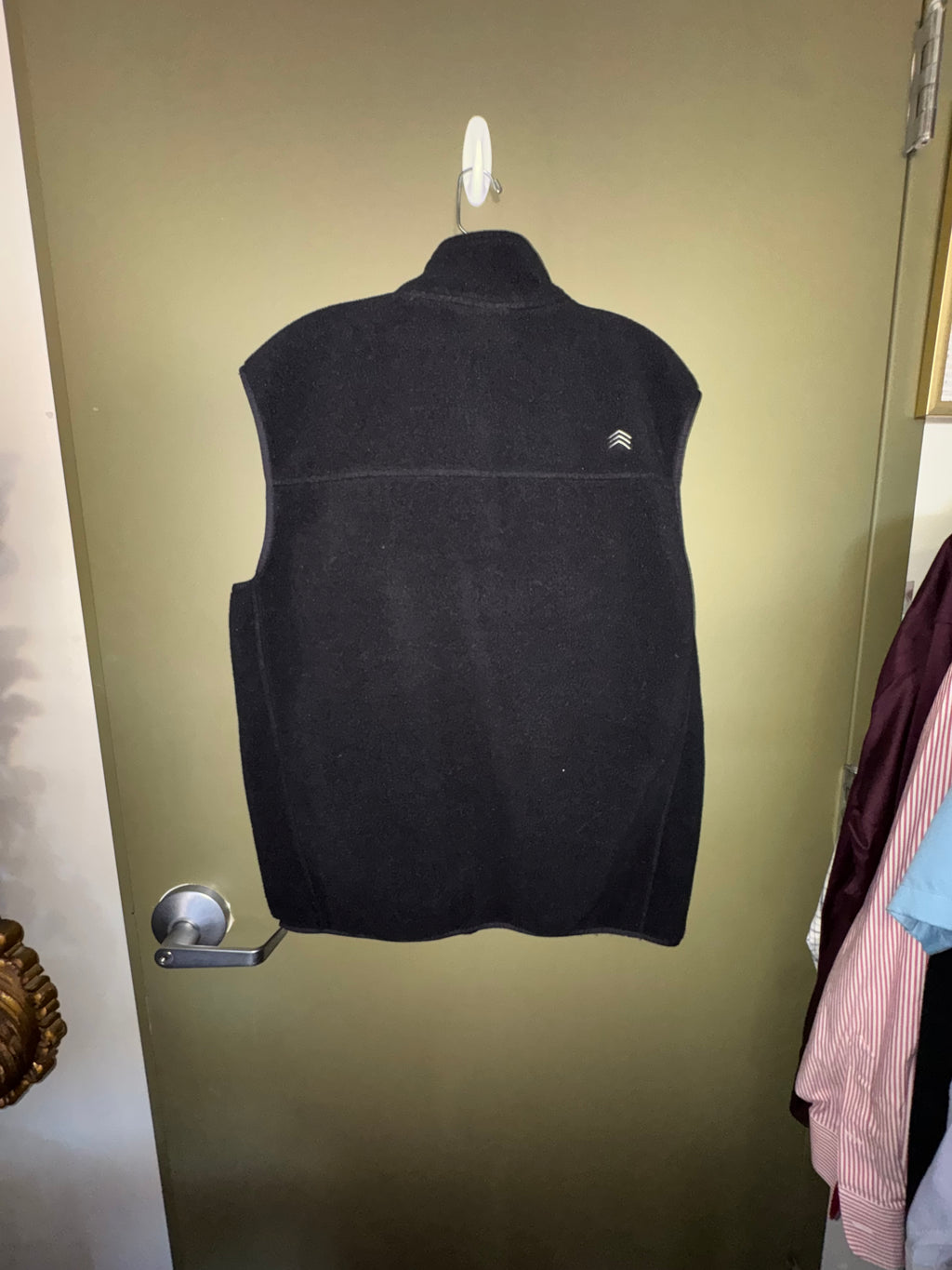 Solaris Black Full-Zip Fleece Vest