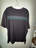 Lee Black Horizontal Striped Tee