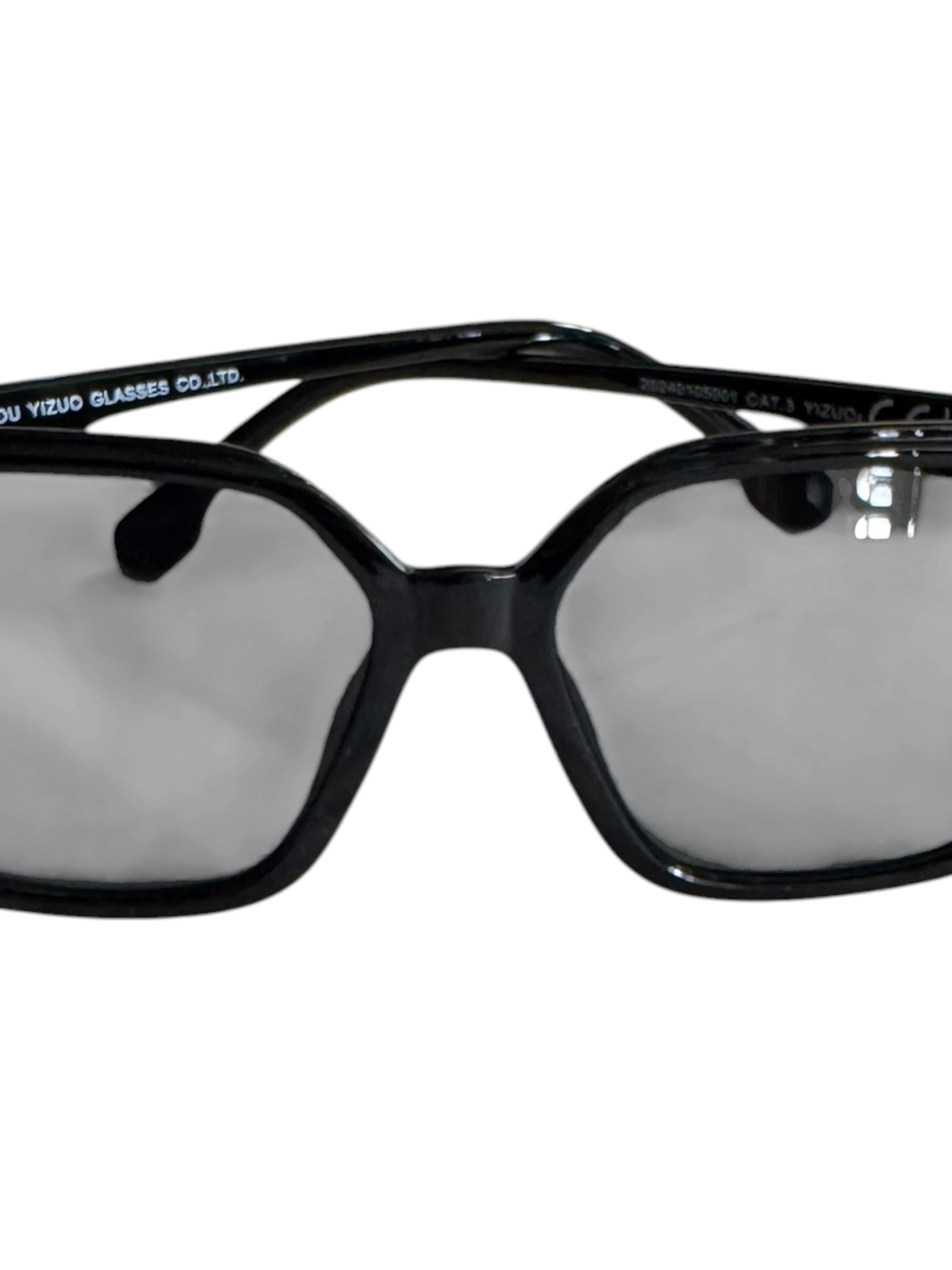 Black Oversized Cutout Sunglasses