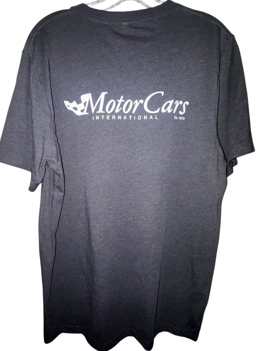 MotorCars International Logo Bella + Canvas V-Neck T-Shirt