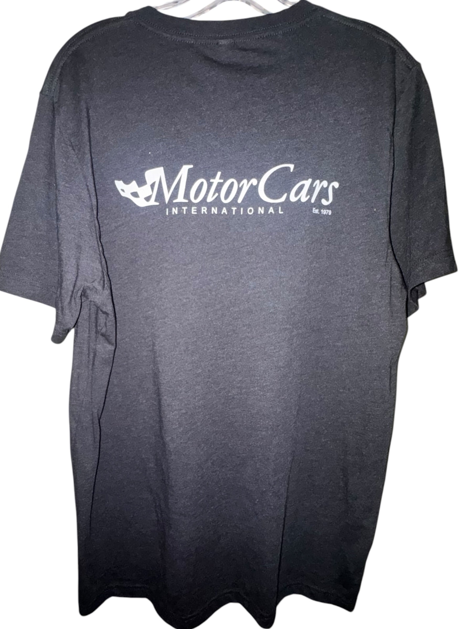 MotorCars International Logo Bella + Canvas V-Neck T-Shirt
