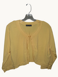 Jessica Howard Mustard Yellow Cropped Cardigan