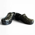 Dansko Professional Leopard Print Patent Leather Clogs