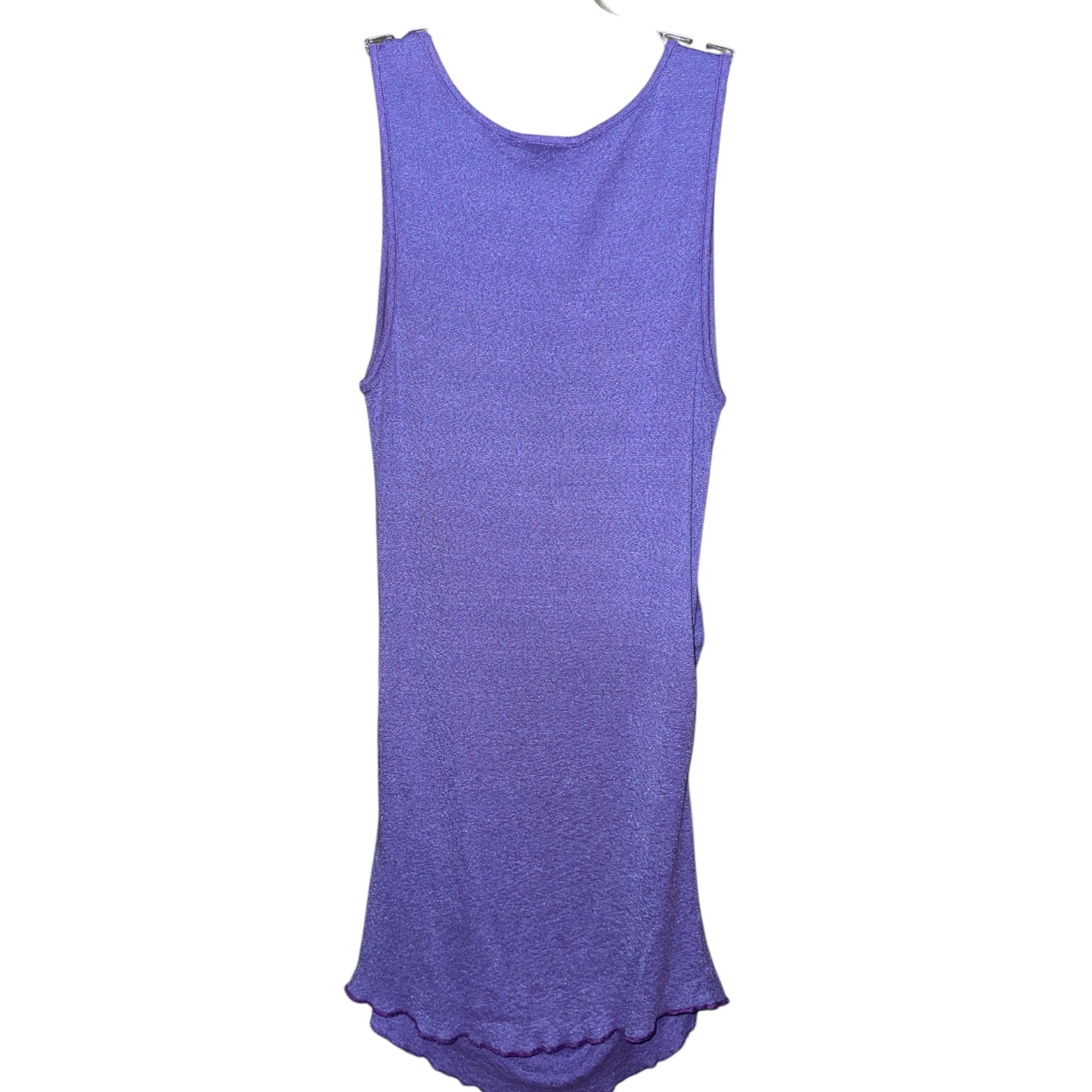 Michael Stars Maternity Purple Ruched Tank Dress
