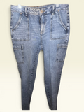 Natural Reflections Light Wash Cargo Jeans