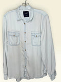 American Eagle Pale-Wash Utility Shirt