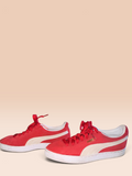 Puma Red Suede Sneakers