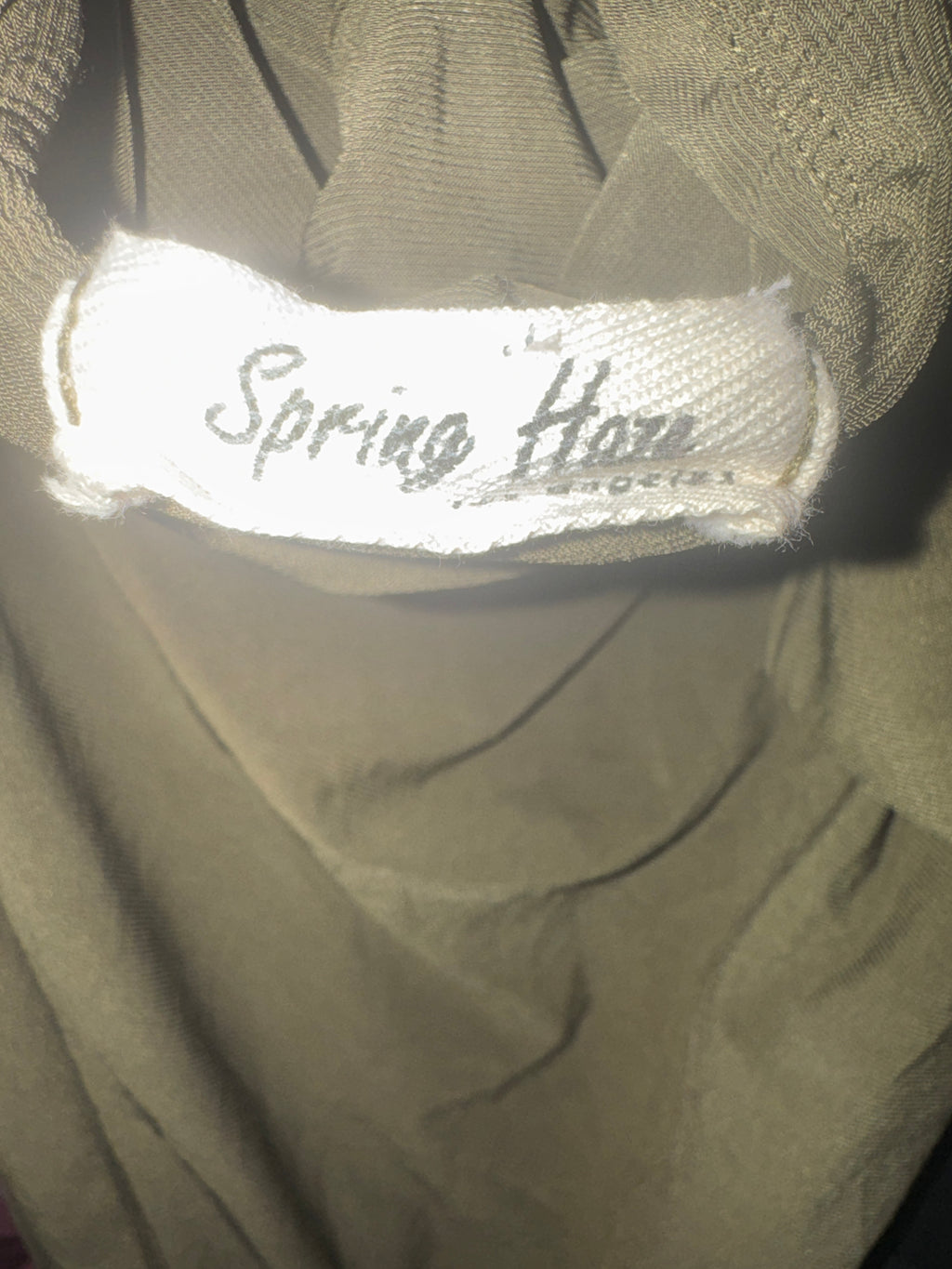 Spring Haze Los Angeles Olive Ruched Halter Top
